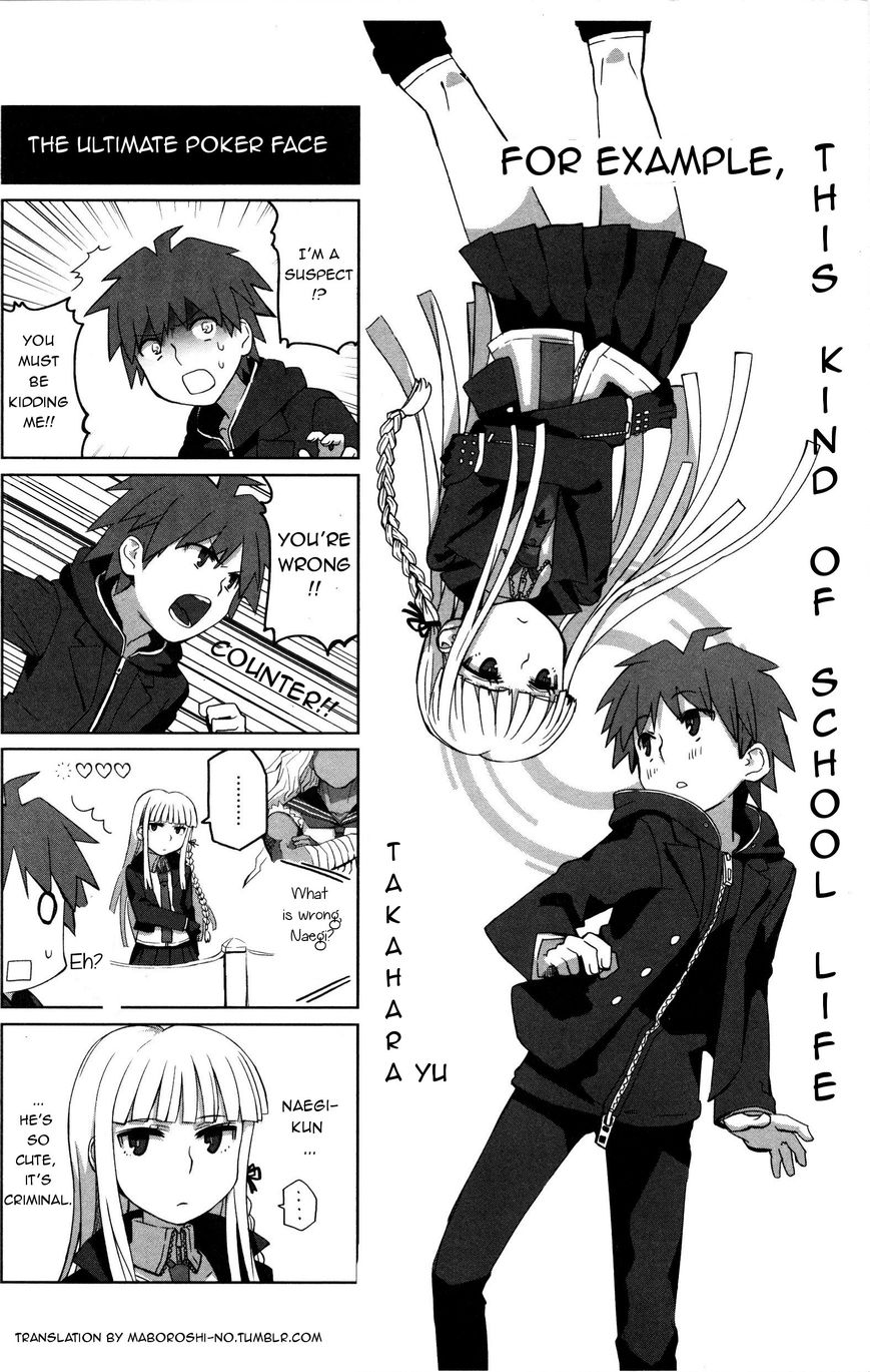 Danganronpa - Academy of Hope and High School of Despair 4-koma Kings Chapter 12 page 1 - Chapter 12 : For example, this kind of school life
