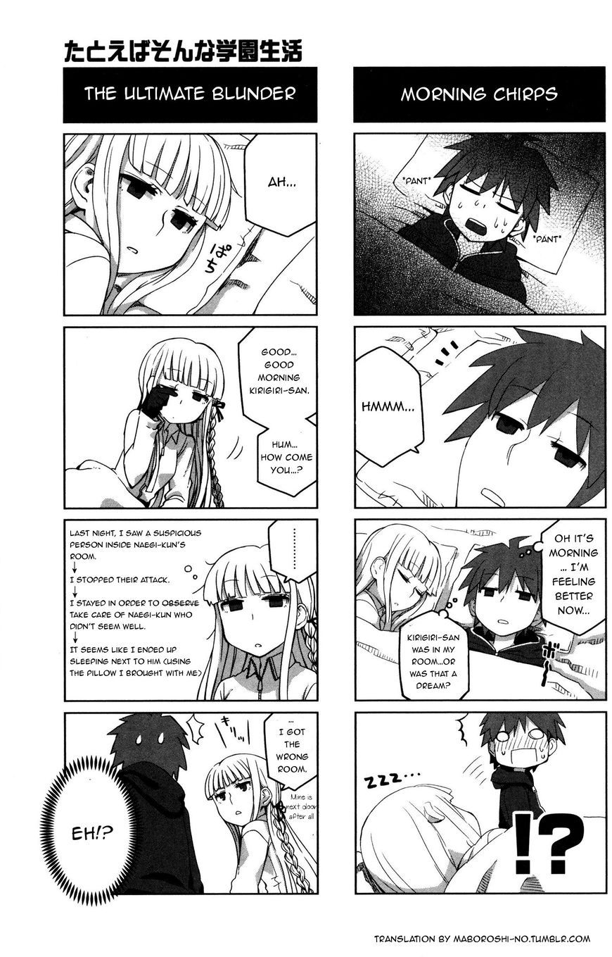 Danganronpa - Academy of Hope and High School of Despair 4-koma Kings Chapter 12 page 6 - Chapter 12 : For example, this kind of school life