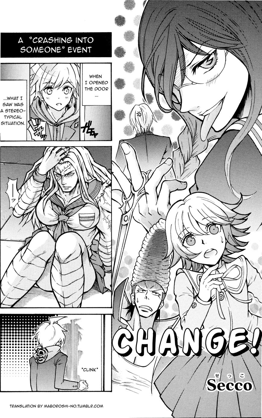 Danganronpa - Academy of Hope and High School of Despair 4-koma Kings Chapter 15 page 1 - Chapter 15 : Change!