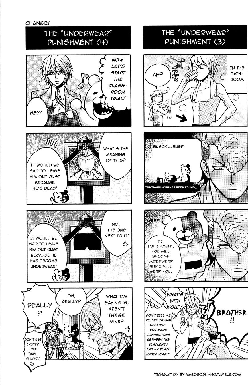 Danganronpa - Academy of Hope and High School of Despair 4-koma Kings Chapter 15 page 6 - Chapter 15 : Change!