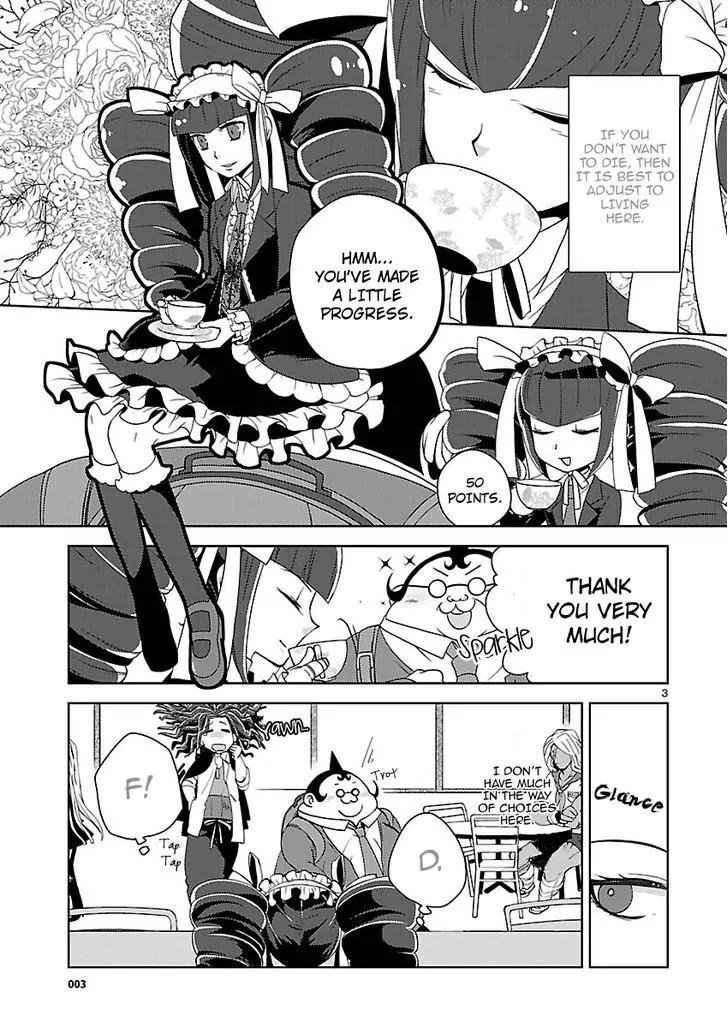 Danganronpa - Kibou no Gakuen to Zetsubou no Koukousei Chapter 5.1 page 3 - Chapter 5.1: The Case Of The Super High School Level Gambler, Celestia Ludenberg