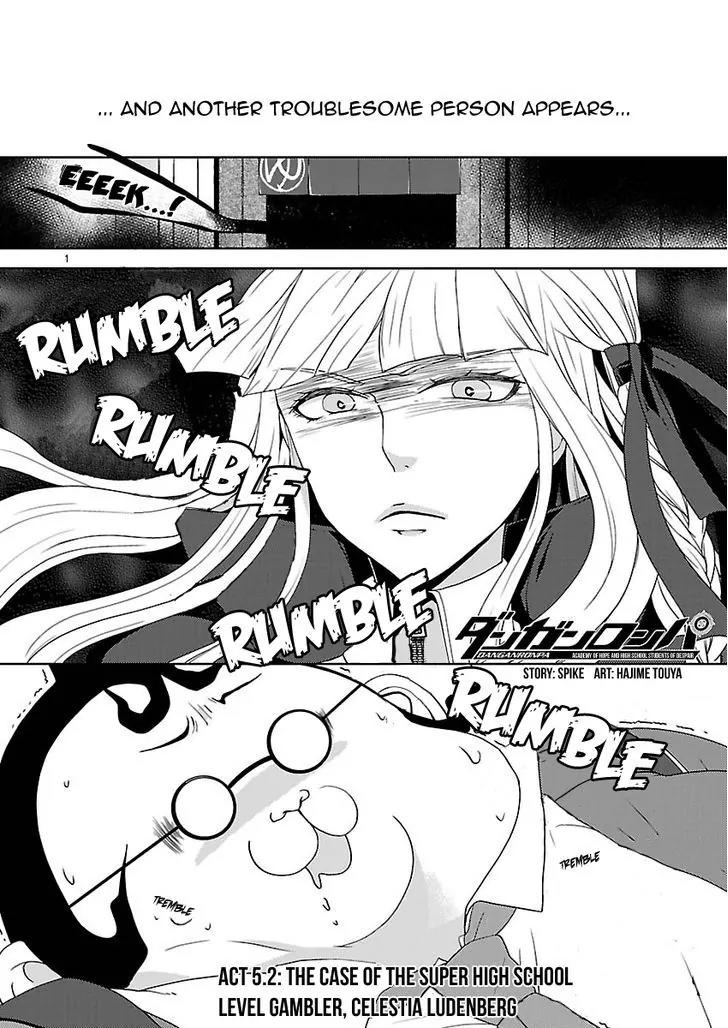 Danganronpa - Kibou no Gakuen to Zetsubou no Koukousei Chapter 5.2 page 1 - Chapter 5.2: The Case Of The Super High School Level Gambler, Celestia Ludenberg