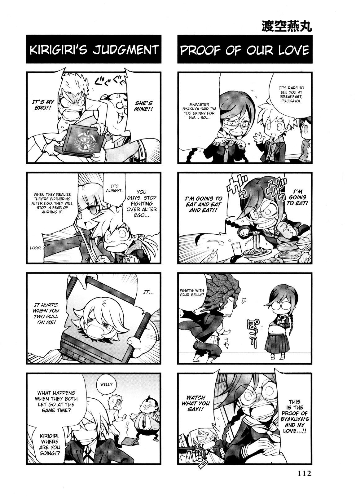 Danganronpa - The Academy of Hope and the High School Students of Despair 4-koma Kings Chapter 2.0 page 114 - Vol.2 Chapter 0