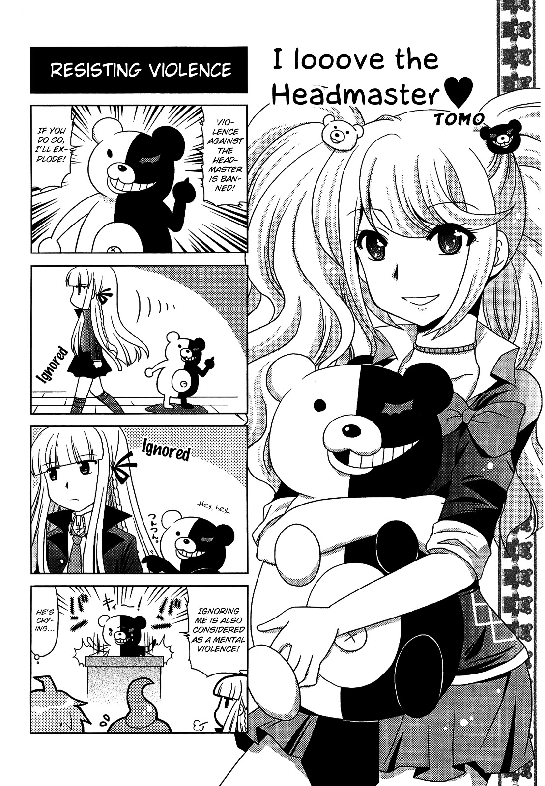 Danganronpa - The Academy of Hope and the High School Students of Despair 4-koma Kings Chapter 2.0 page 56 - Vol.2 Chapter 0