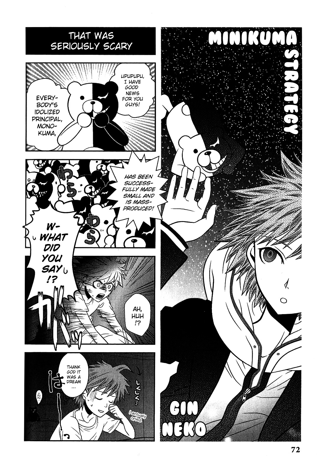 Danganronpa - The Academy of Hope and the High School Students of Despair 4-koma Kings Chapter 2.0 page 74 - Vol.2 Chapter 0