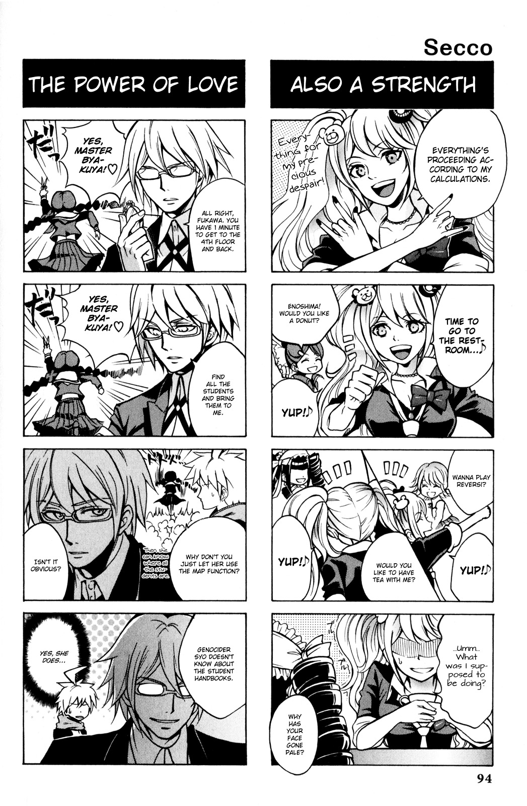 Danganronpa - The Academy of Hope and the High School Students of Despair 4-koma Kings Chapter 2.0 page 96 - Vol.2 Chapter 0