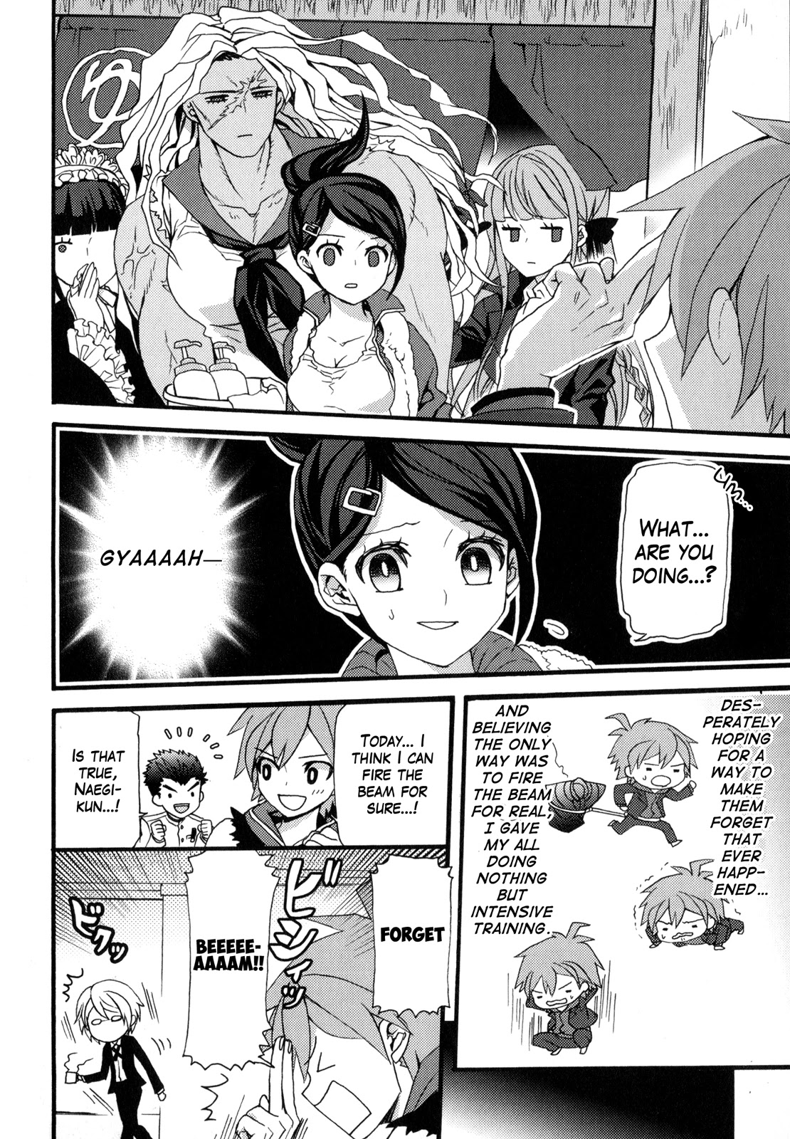 Danganronpa the Animation Comic Anthology Chapter 14 page 4 - Chapter 14: Hope Beam and Despair Naegi (Tanejyugo)