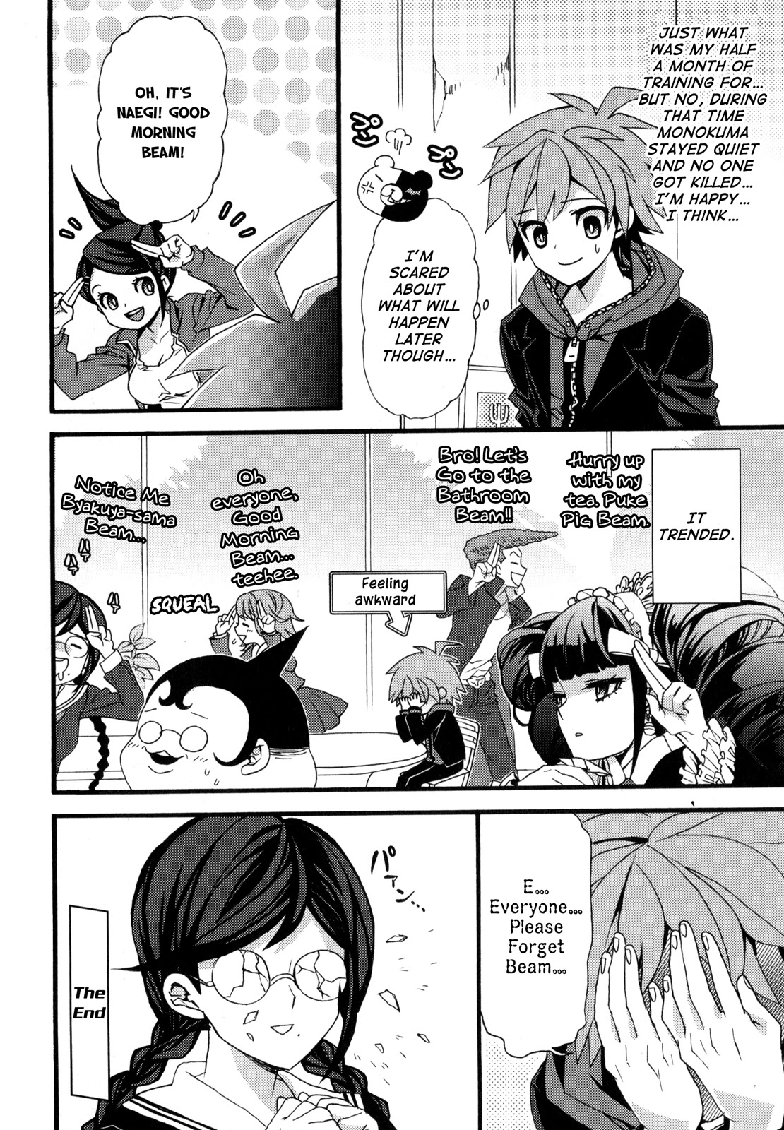 Danganronpa the Animation Comic Anthology Chapter 14 page 6 - Chapter 14: Hope Beam and Despair Naegi (Tanejyugo)