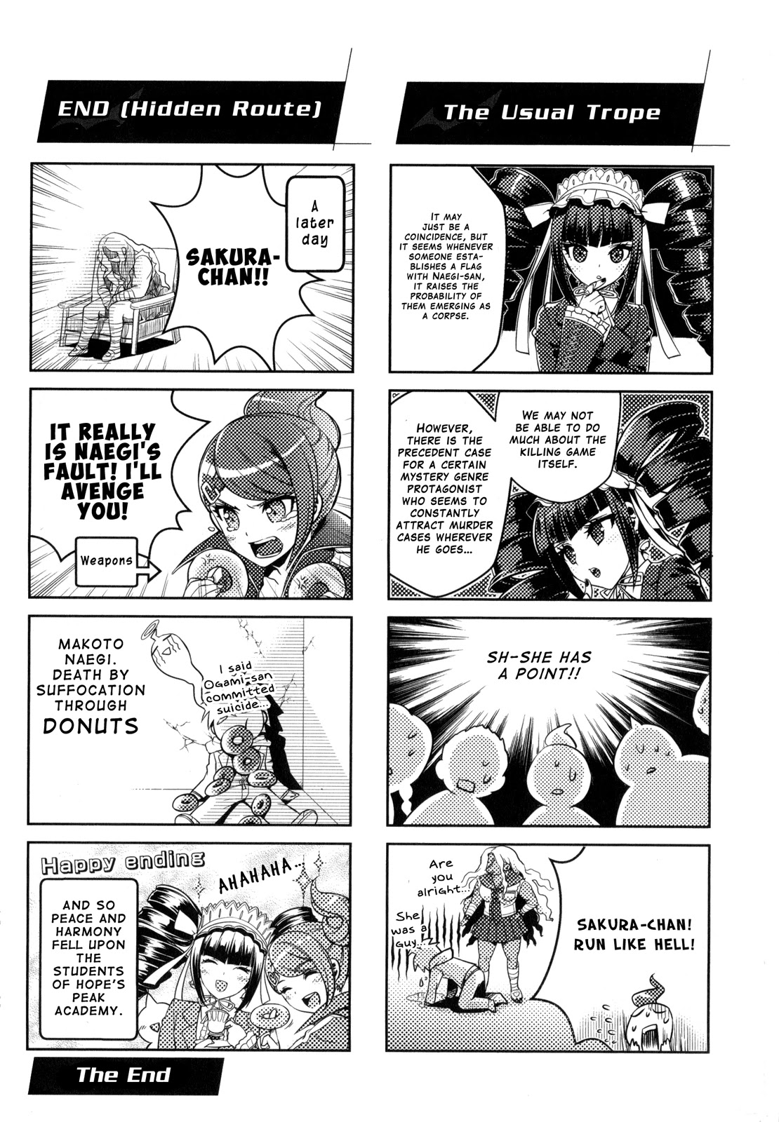 Danganronpa the Animation Comic Anthology Chapter 18 page 4 - Chapter 18: Daily Life In Hope's Peak Acadamy (Nanao Shirahane)