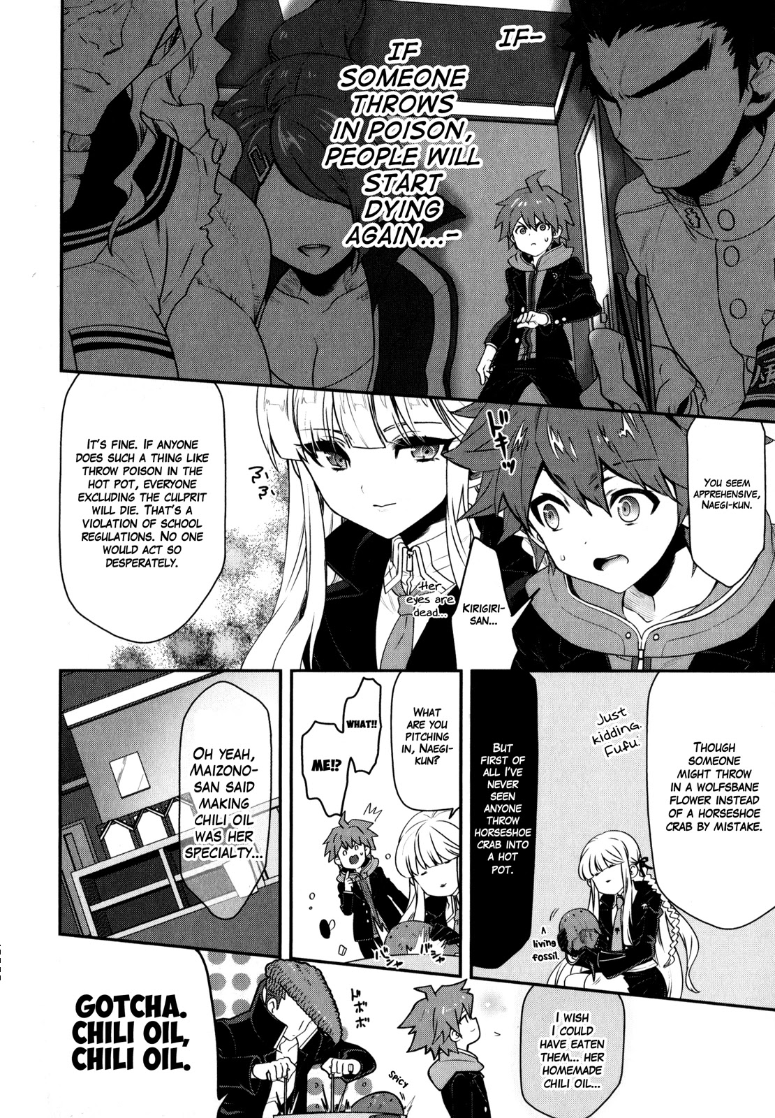 Danganronpa the Animation Comic Anthology Chapter 3 page 6 - Chapter 3: Solidarity! Hot Pot Of Despair!! (S.Kosugi)
