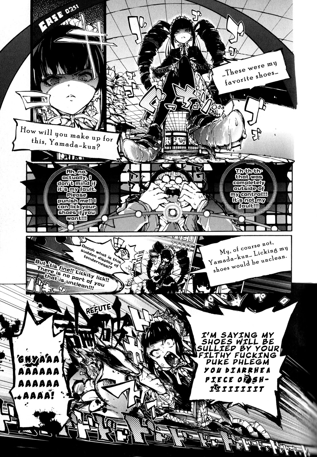 Danganronpa the Animation Comic Anthology Chapter 5 page 3 - Chapter 5: Celestia Ludenberg Theater (merche)