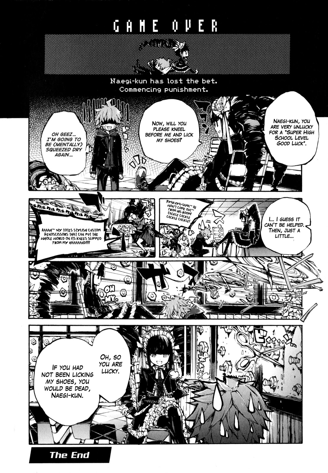 Danganronpa the Animation Comic Anthology Chapter 5 page 8 - Chapter 5: Celestia Ludenberg Theater (merche)
