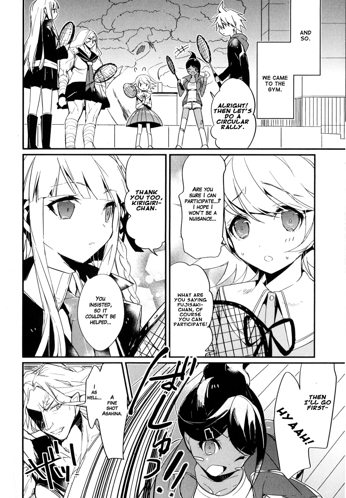 Danganronpa the Animation Comic Anthology Chapter 6 page 2 - Chapter 6: Badminton Of Hope And Despair (Tsuneyoshi)