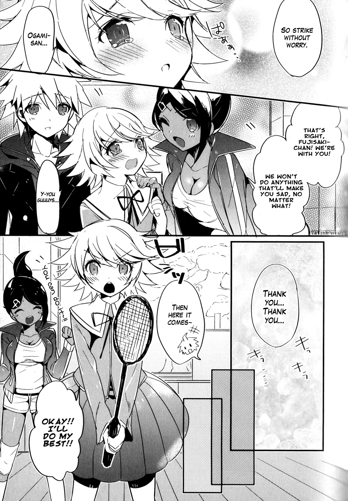 Danganronpa the Animation Comic Anthology Chapter 6 page 5 - Chapter 6: Badminton Of Hope And Despair (Tsuneyoshi)