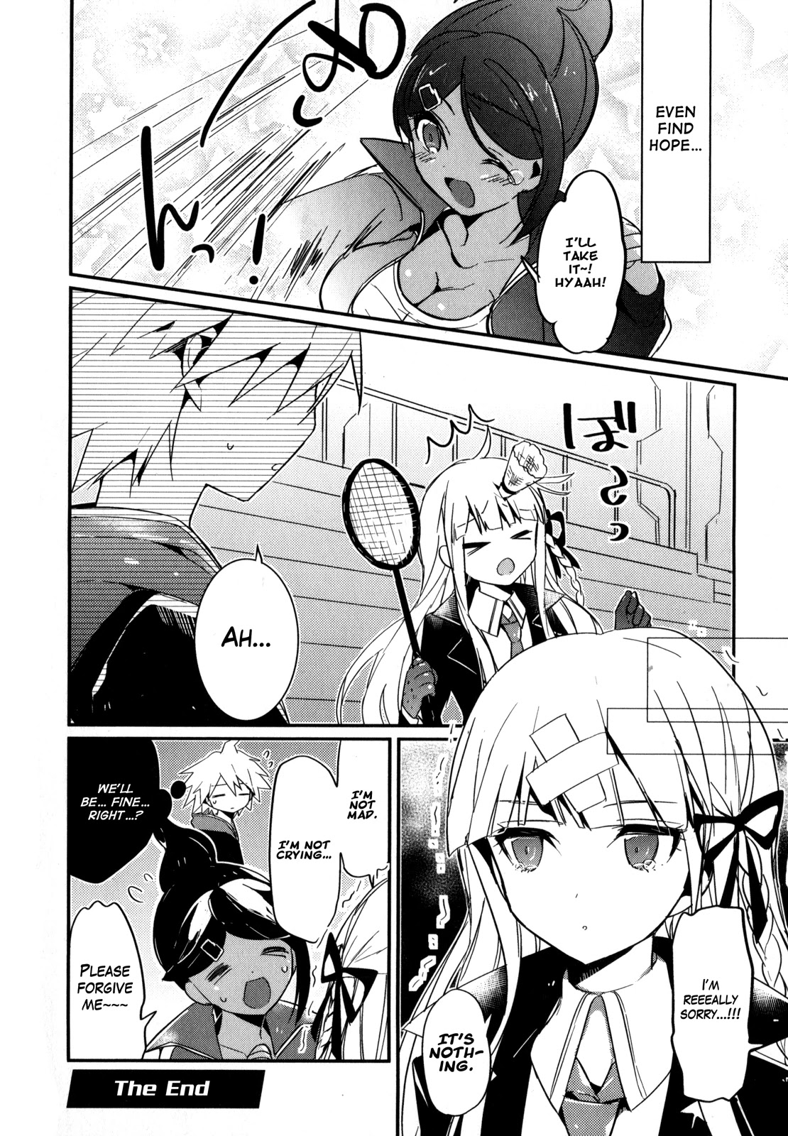 Danganronpa the Animation Comic Anthology Chapter 6 page 8 - Chapter 6: Badminton Of Hope And Despair (Tsuneyoshi)