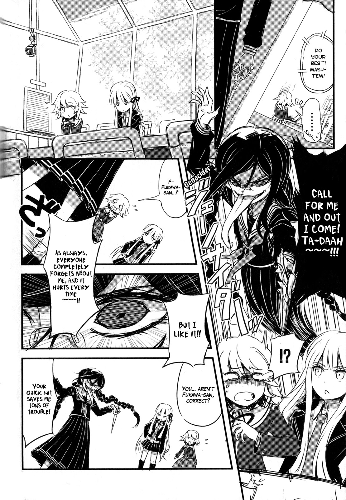Danganronpa the Animation Comic Anthology Chapter 8 page 2 - Chapter 8: Chihiro Fujisaki's Manly Way (Kingin)