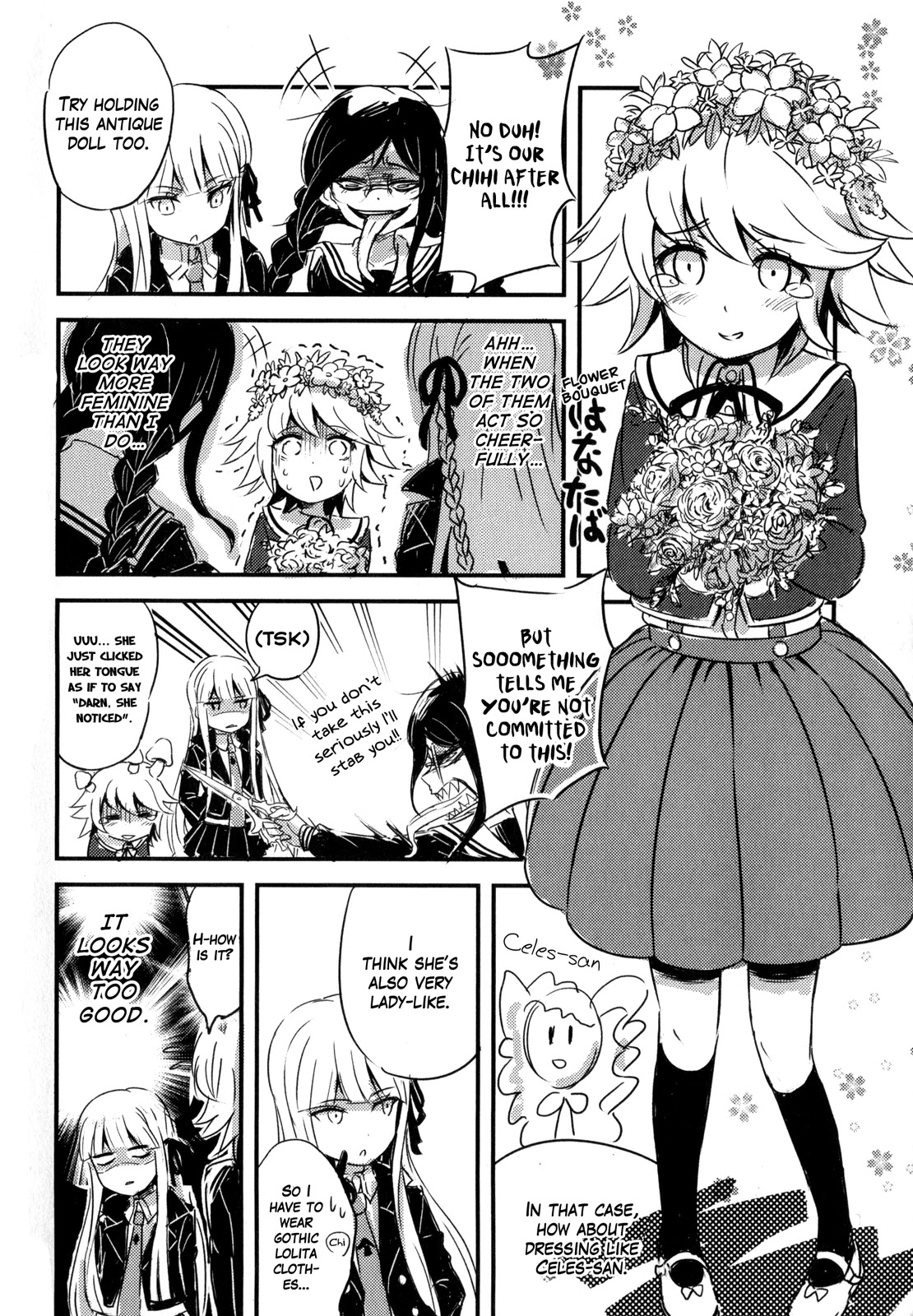 Danganronpa the Animation Comic Anthology Chapter 8 page 6 - Chapter 8: Chihiro Fujisaki's Manly Way (Kingin)