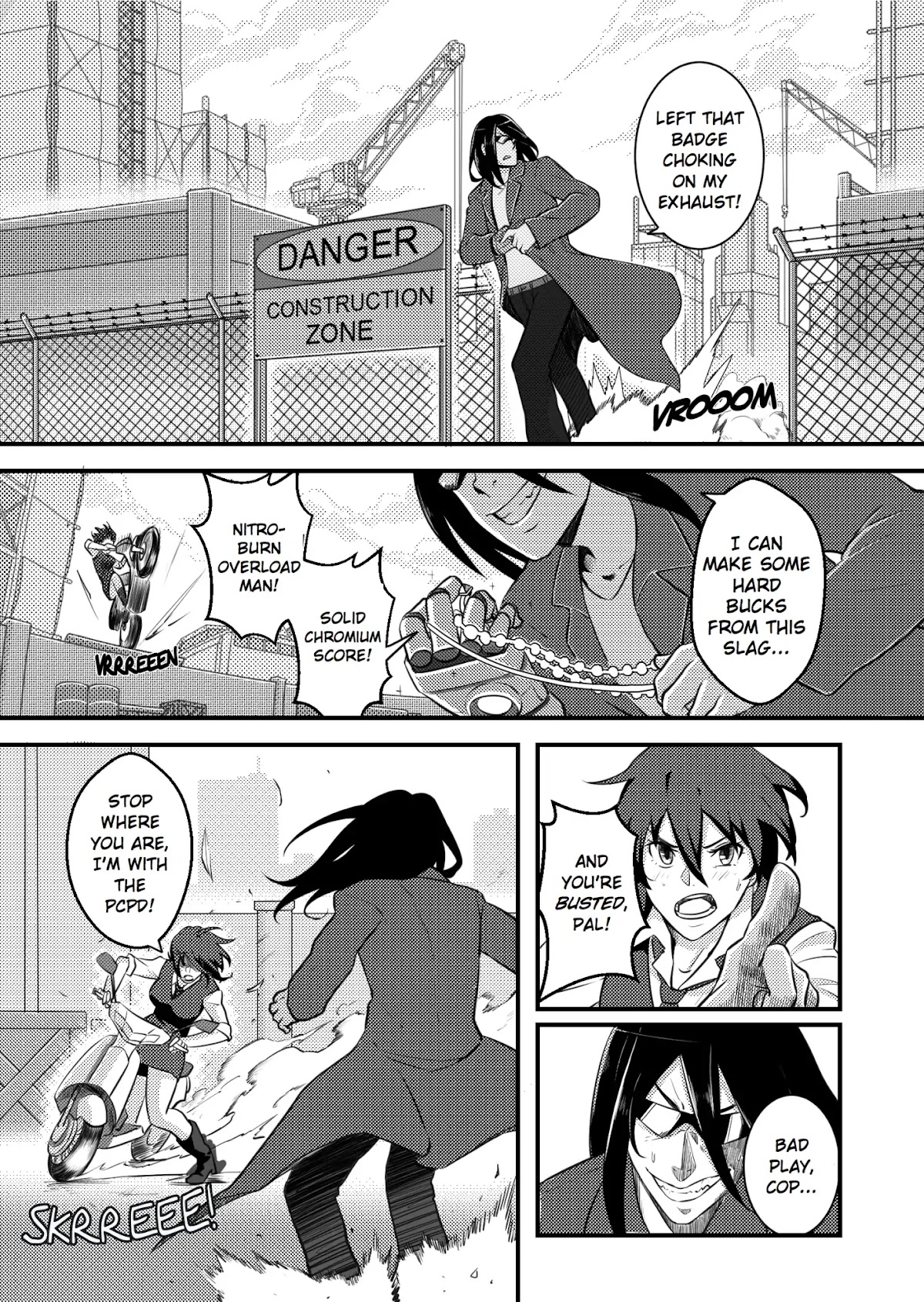 Danger Zone One Chapter 3 page 8 - Chapter 3: Morning Mayhem!