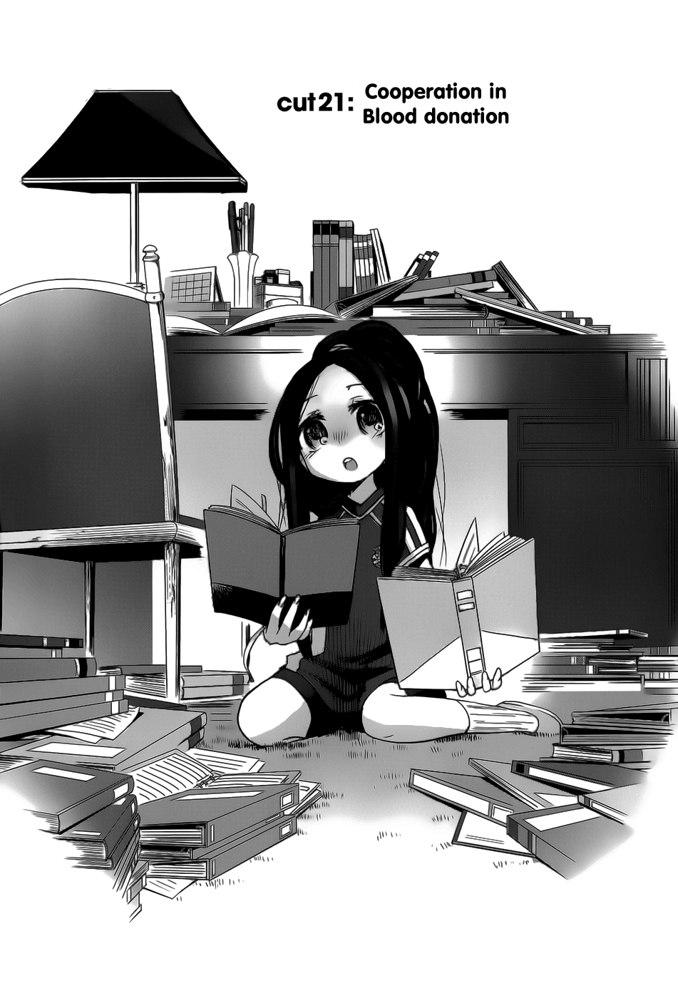 Dansai Bunri no Crime Edge Chapter 21 page 4 - Chapter 21: Cooperation in Blood Donation