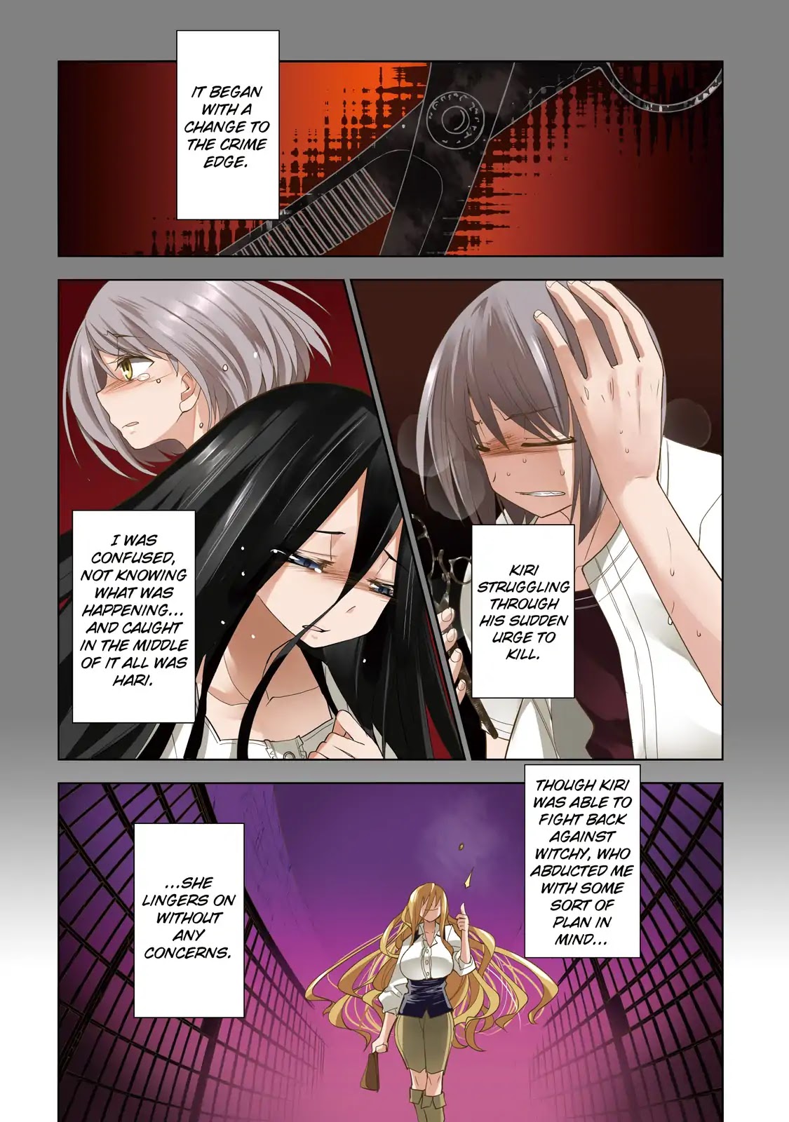 Dansai Bunri no Crime Edge Chapter 42 page 6 - Chapter 42: Vol.8 cut42: Witch of Flame