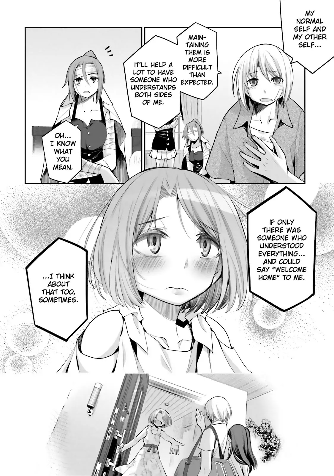 Dansai Bunri no Crime Edge Chapter 44 page 12 - Chapter 44: Vol.8 cut44: Tiny Conversation
