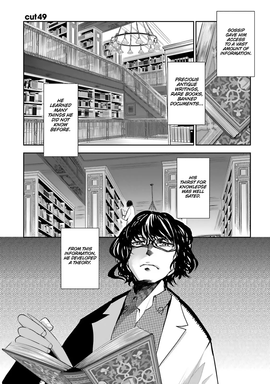 Dansai Bunri no Crime Edge Chapter 49 page 1 - Chapter 49: Vol.9 cut49: The Gray Cat and the Orange Mouse