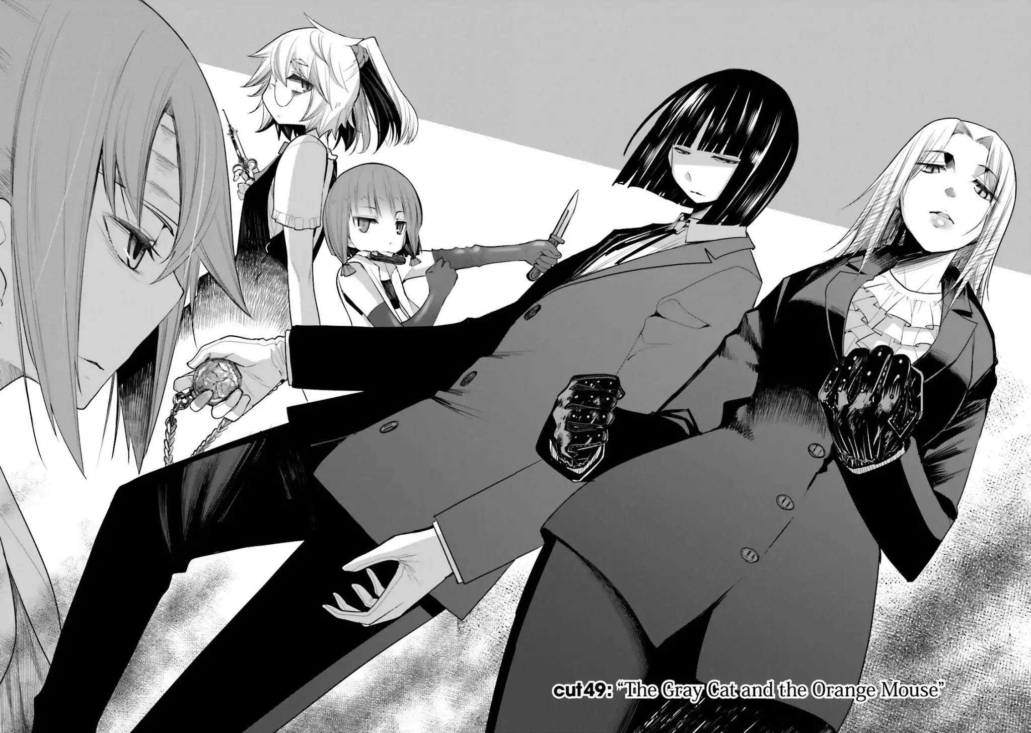 Dansai Bunri no Crime Edge Chapter 49 page 4 - Chapter 49: Vol.9 cut49: The Gray Cat and the Orange Mouse