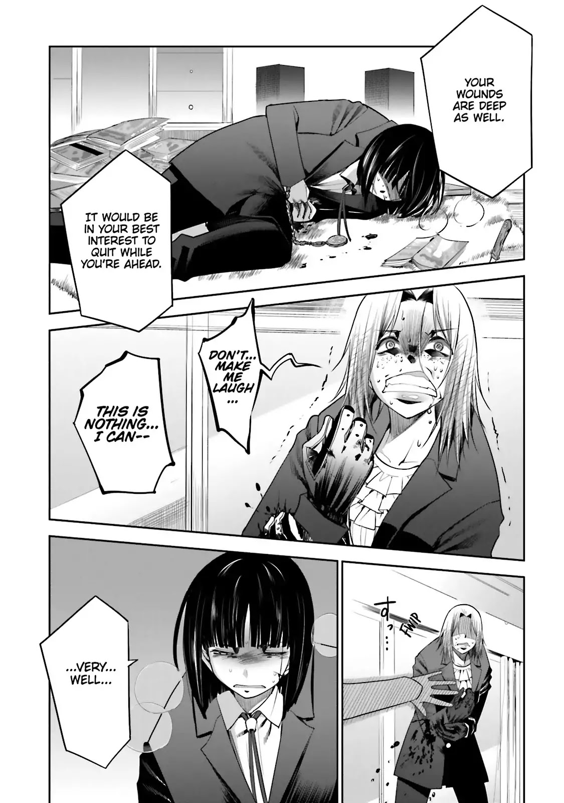 Dansai Bunri no Crime Edge Chapter 50 page 27 - Chapter 50: Vol.9 cut50: Mediator of the Dispute
