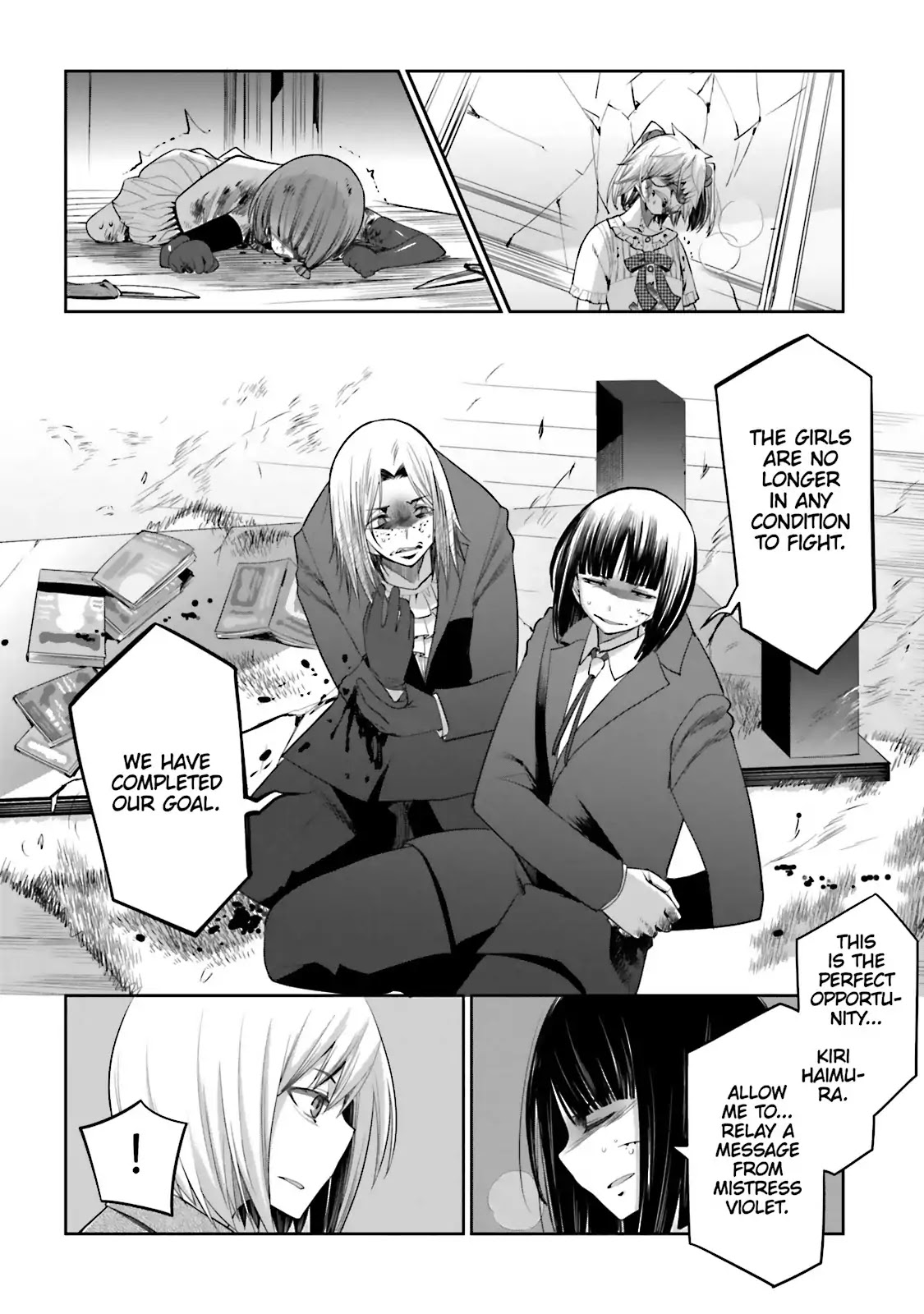 Dansai Bunri no Crime Edge Chapter 50 page 28 - Chapter 50: Vol.9 cut50: Mediator of the Dispute
