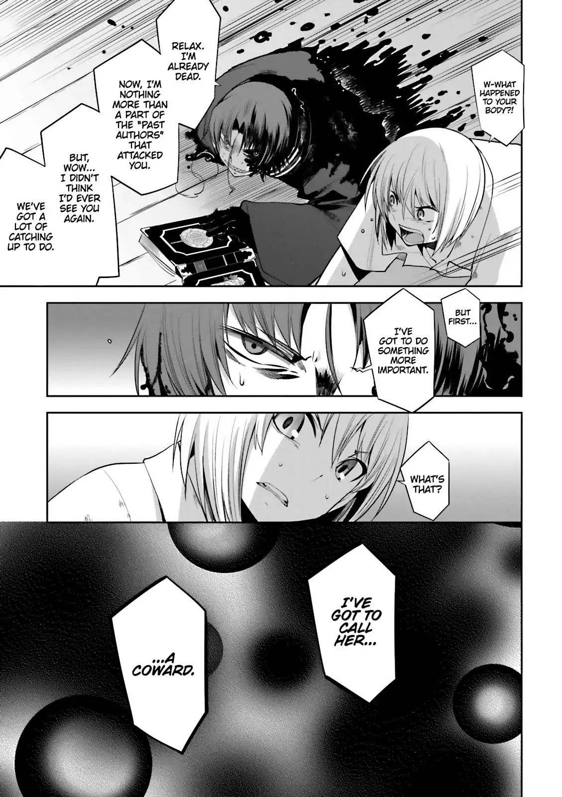Dansai Bunri no Crime Edge Chapter 53 page 9 - Chapter 53: Vol.10 cut53: WHATCHANAME
