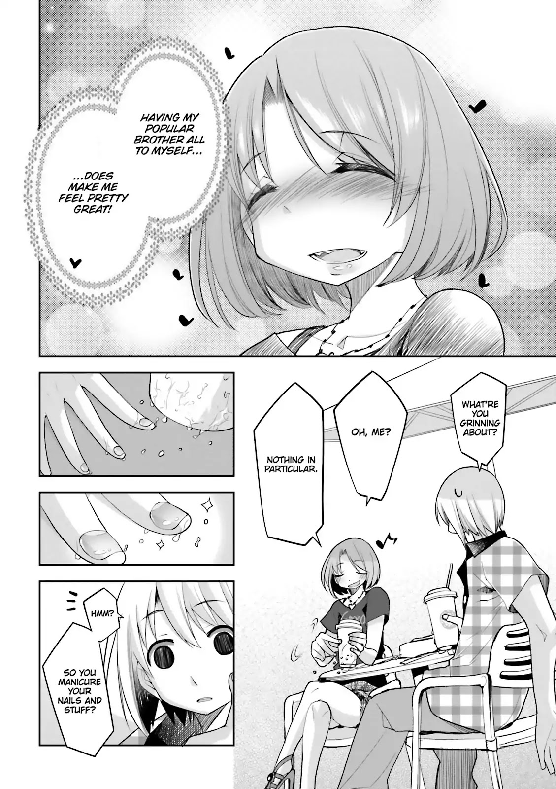 Dansai Bunri no Crime Edge Chapter 57.5 page 10 - Vol.10 extra cut: Hari's Day Off