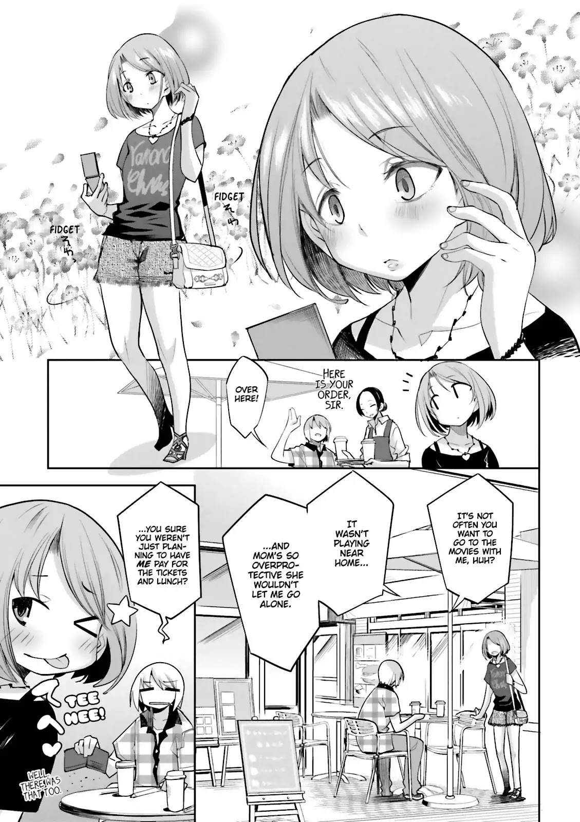 Dansai Bunri no Crime Edge Chapter 57.5 page 3 - Vol.10 extra cut: Hari's Day Off