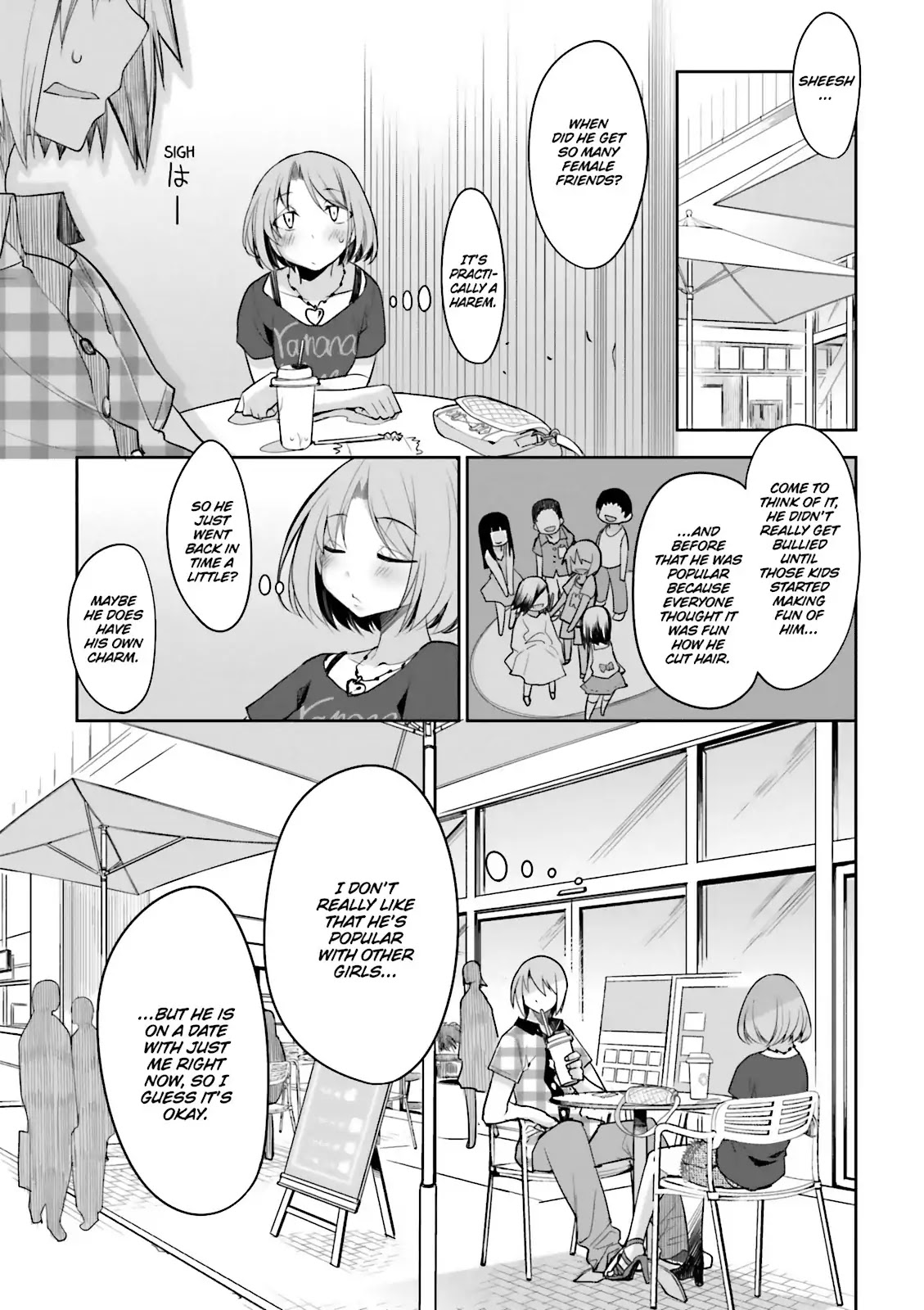 Dansai Bunri no Crime Edge Chapter 57.5 page 9 - Vol.10 extra cut: Hari's Day Off