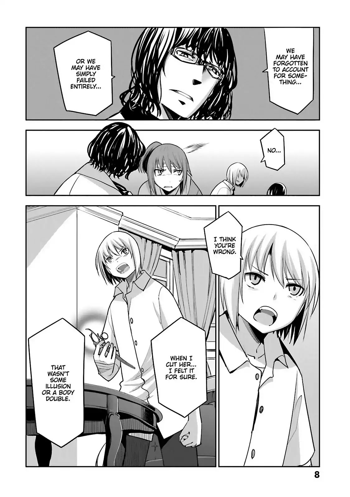 Dansai Bunri no Crime Edge Chapter 58 page 10 - Chapter 58: Vol.11 cut58: Hear the Resentment of the Deal