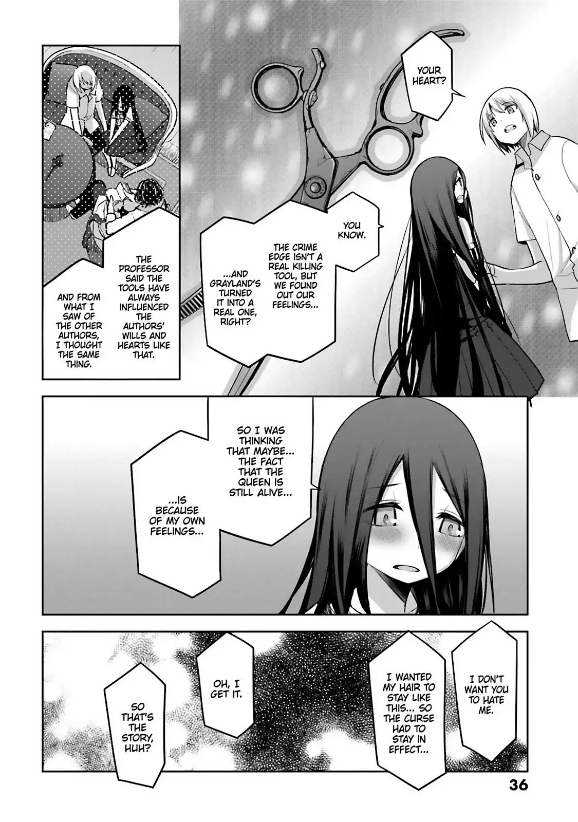Dansai Bunri no Crime Edge Chapter 59 page 13 - Chapter 59: Vol.11 cut59: The End of the World