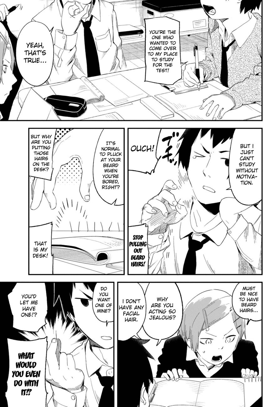 Dansan Joshi Chapter 4 page 3 - Chapter 4 : What Are You Studying!?