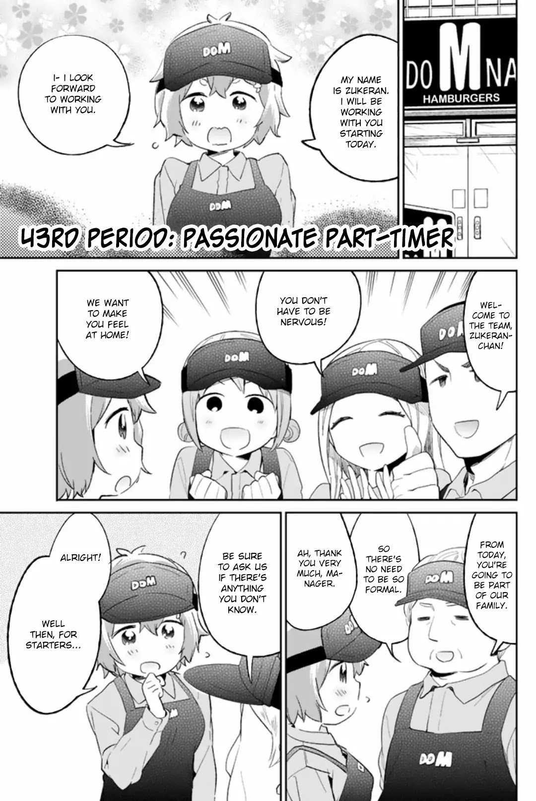 Dansan Joshi Chapter 43 page 1 - Chapter 43: Passionate Part-Timer