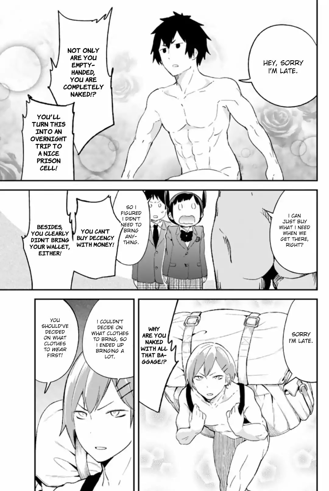 Dansan Joshi Chapter 46 page 3 - Chapter 46: Pre-flight Troubles