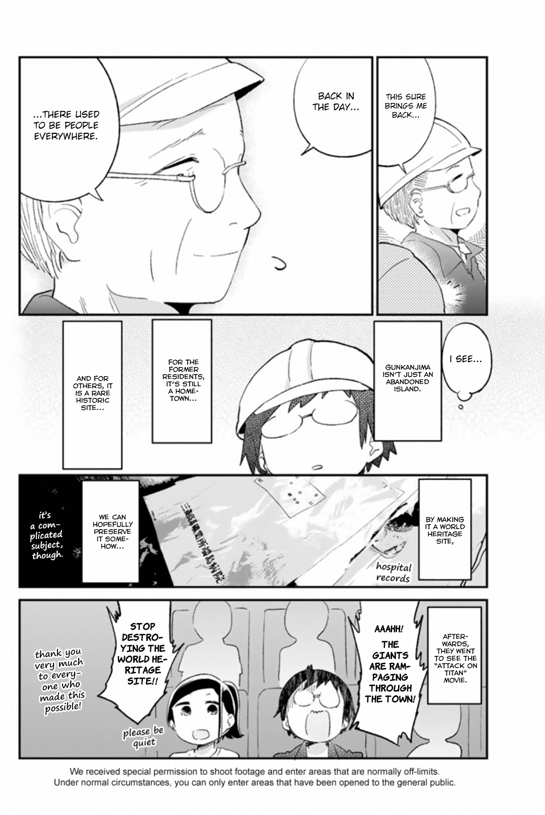 Dansan Joshi Chapter 49.1 page 12 - Chapter 49.1: Mizu Asato Goes To Battleship Island