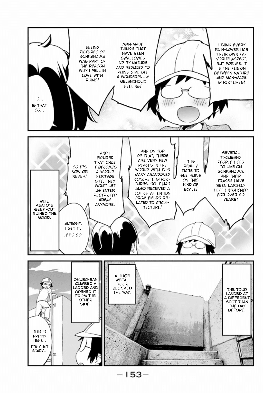 Dansan Joshi Chapter 49.1 page 7 - Chapter 49.1: Mizu Asato Goes To Battleship Island