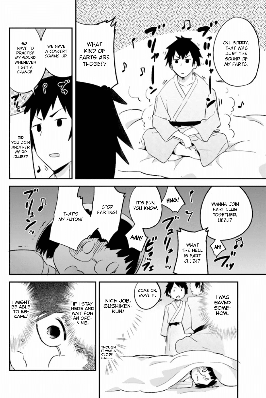 Dansan Joshi Chapter 49 page 8 - Chapter 49: The Trip At Night