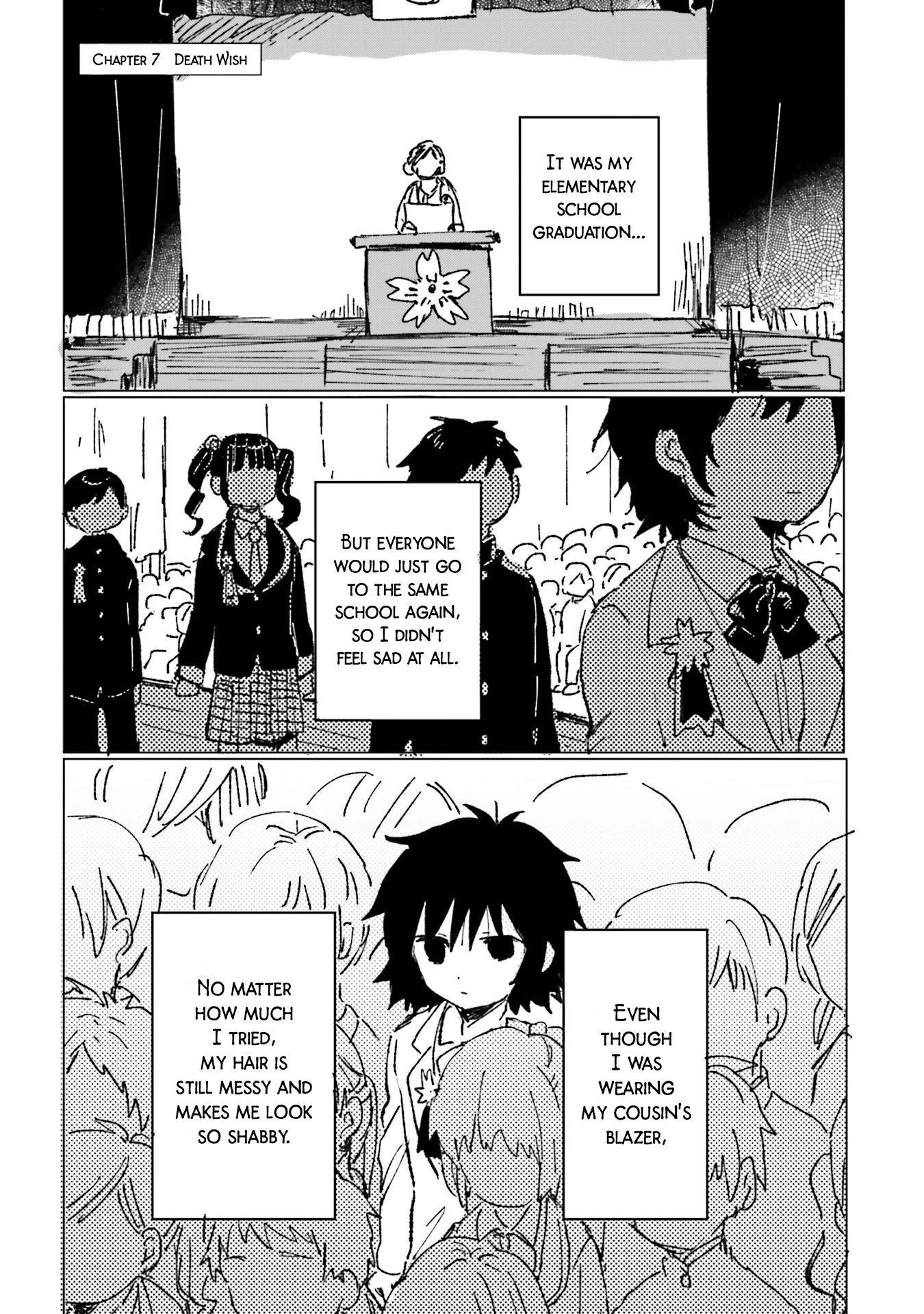 Dansei Kyoufushou datta Watashi ga AV Jouyu ni Naru made no Hanashi Chapter 7 page 1 - Chapter 7: Death Wish