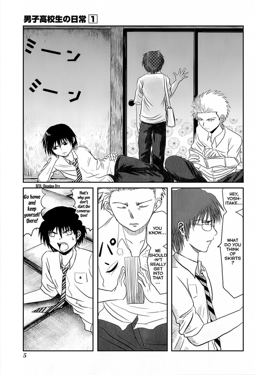 Danshi Koukousei no Nichijou Chapter 1 page 11 - Chapter 1: High School Boys And Skirts