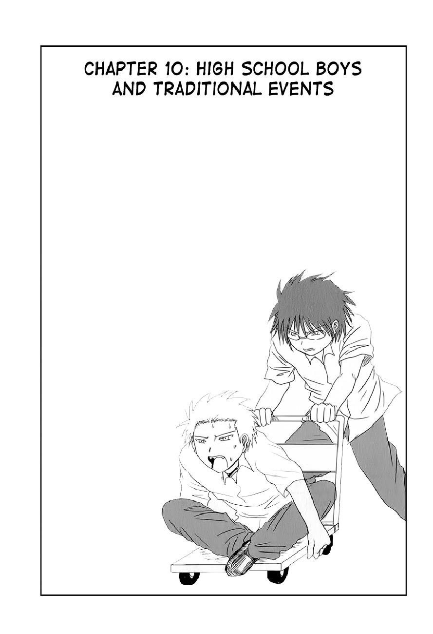 Danshi Koukousei no Nichijou Chapter 10 page 1 - Chapter 10: High School Boys And Traditional Events