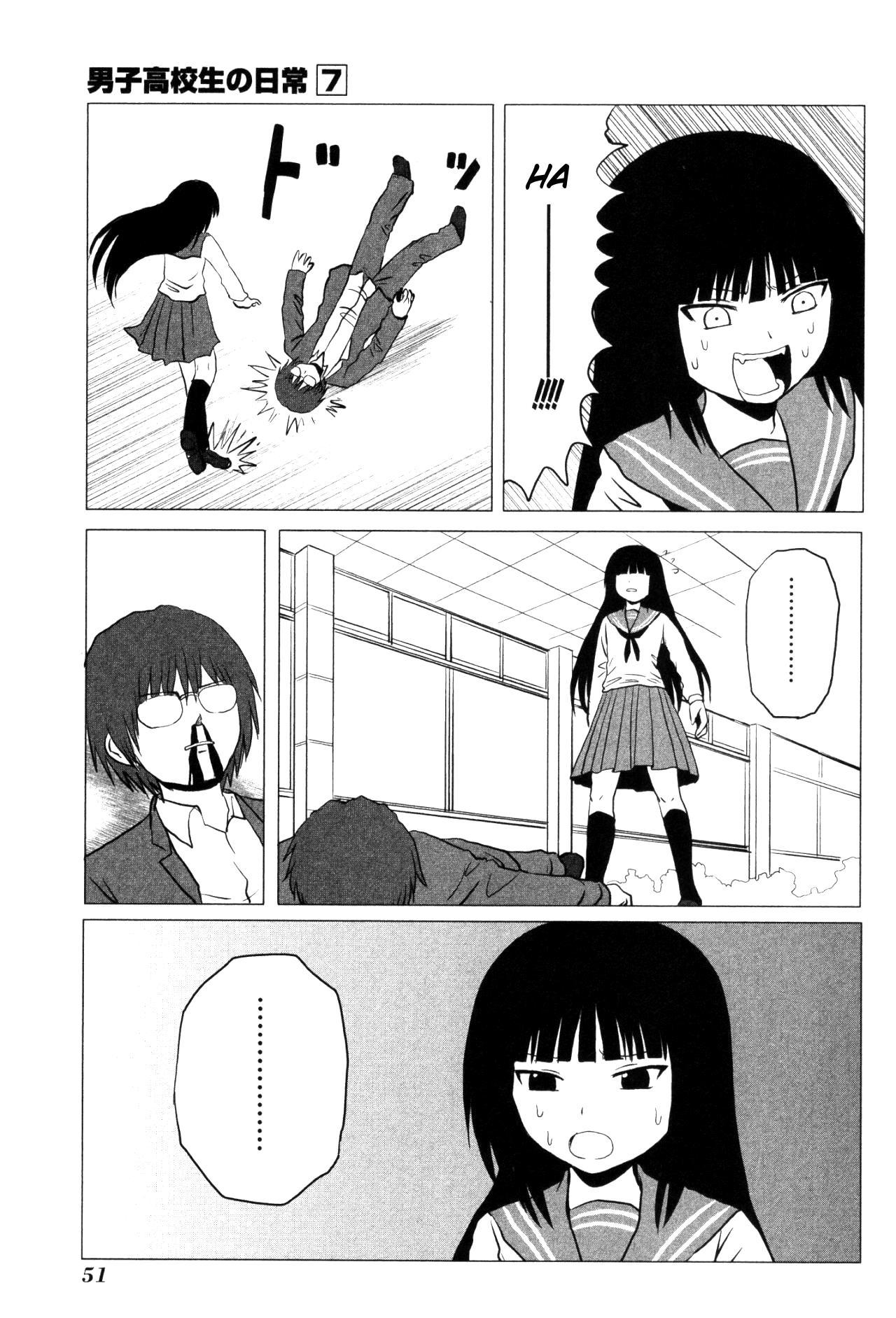 Danshi Koukousei no Nichijou Chapter 100 page 7 - Chapter 100: Highschool Boys And Movies