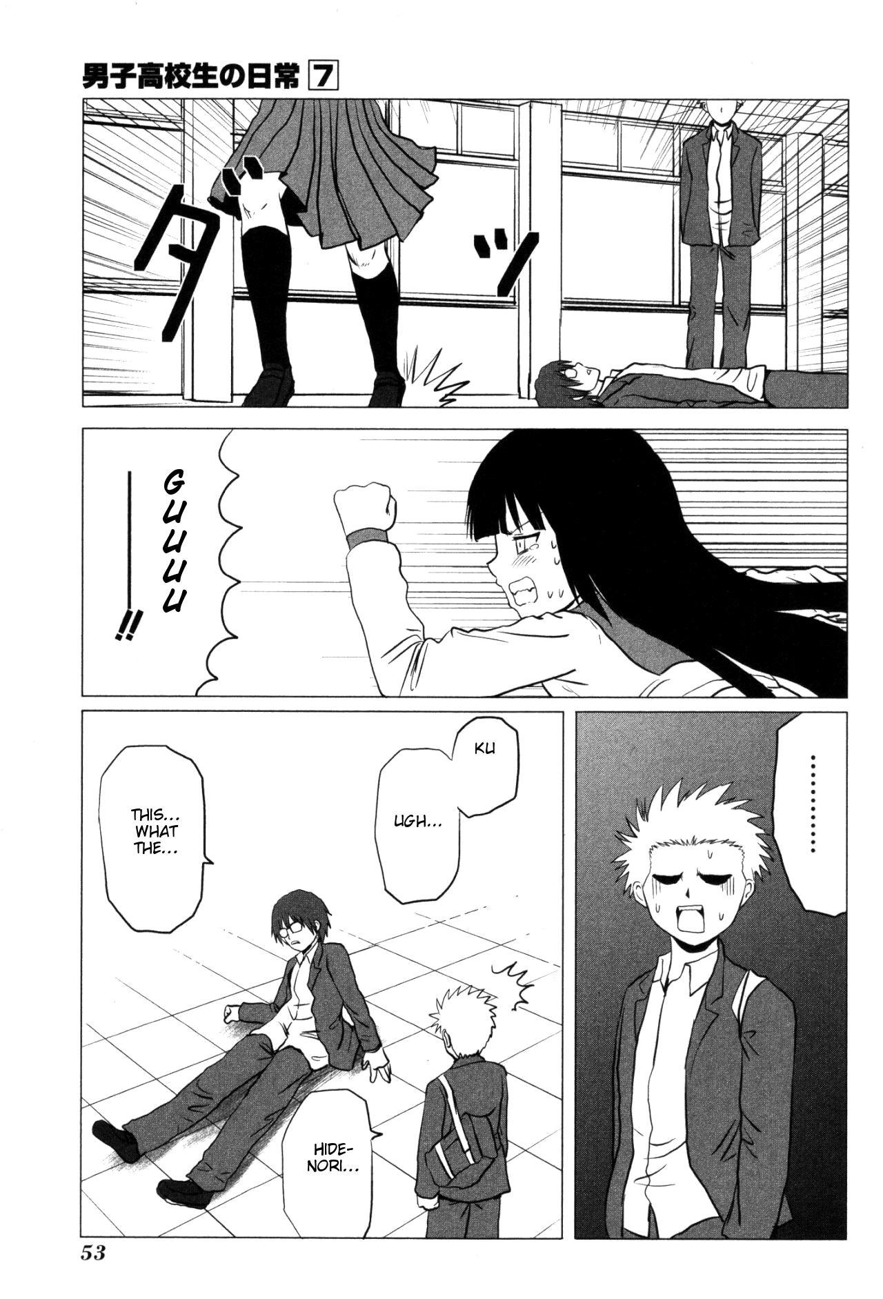 Danshi Koukousei no Nichijou Chapter 100 page 9 - Chapter 100: Highschool Boys And Movies