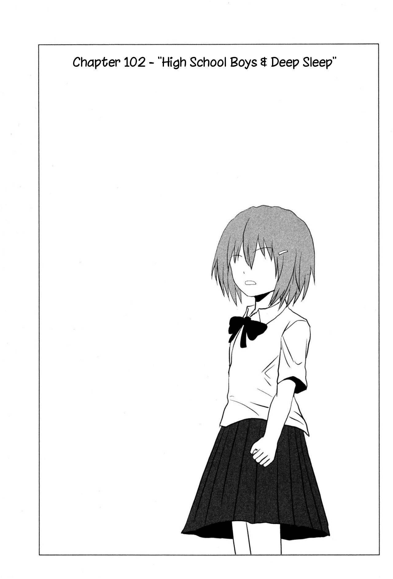 Danshi Koukousei no Nichijou Chapter 102 page 1 - Chapter 102: Highschool Boys And Deep Sleep