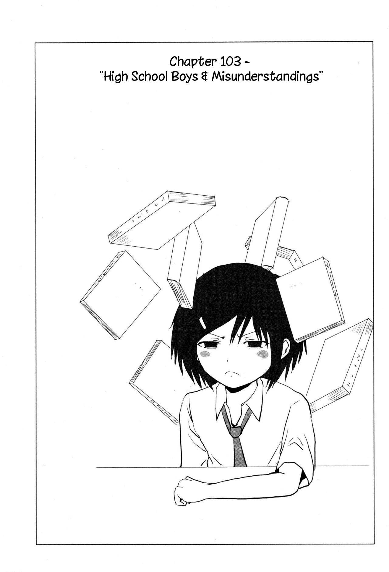 Danshi Koukousei no Nichijou Chapter 103 page 1 - Chapter 103: Highschool Boys And Misunderstandings