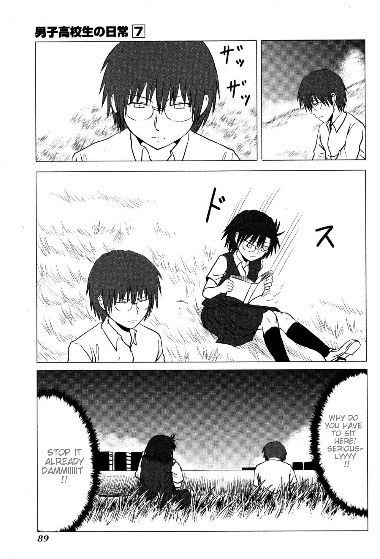 Danshi Koukousei no Nichijou Chapter 105 page 3 - Chapter 105: Highschool Boys And The Wind