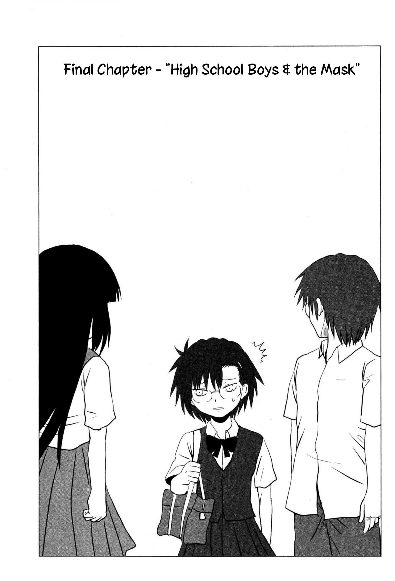Danshi Koukousei no Nichijou Chapter 106 page 1 - Chapter 106: Highschool Boys And The Mask